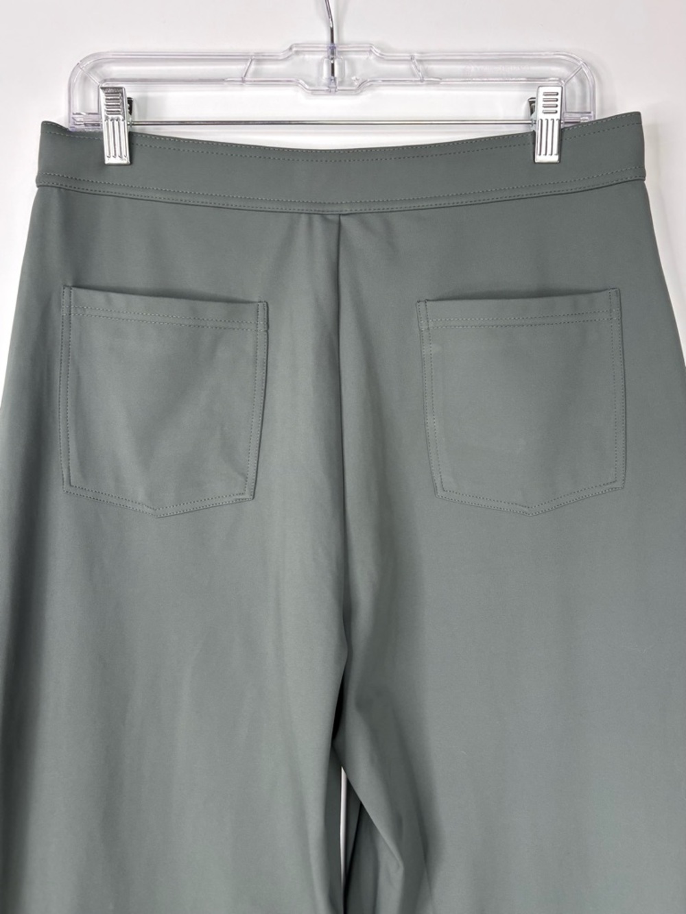 Halara‎ DayStretch High-Rise Pockets Straight Leg Casual Utility Pants Sage L - Picture 5 of 14